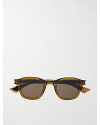 Saint Laurent - Round-Frame Acetate Sunglasses - Lyst