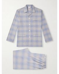 Derek Rose - Kelburn 52 Checked Cotton Pyjama Set - Lyst