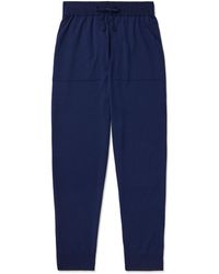 John Smedley - Henning Tapered Merino Wool Sweatpants - Lyst