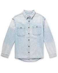 MANAAKI - Nikora Convertible Denim Shirt - Lyst