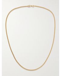 Tom Wood - Gold-plated Chain Necklace - Lyst