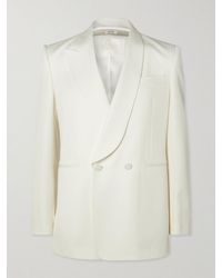 Alexander McQueen - Double-breasted Wool-twill Suit Jacket - Lyst