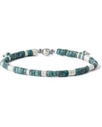 M. Cohen - Lazuli Sterling Silver Turquoise Beaded Bracelet - Lyst