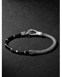 John Hardy - Heishi Sterling Silver And Onyx Beaded Bracelet - Lyst