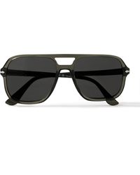 Persol - Aviator-style Acetate Sunglasses - Lyst