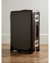 Fpm Milano - Bank Spinner 76Cm Leather-Trimmed Polycarbonate And Aluminium Suitcase - Lyst