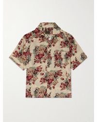 Kapital - Camp-Collar Printed Woven Shirt - Lyst