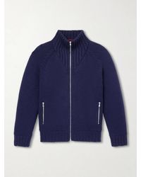 Brunello Cucinelli - Cashmere Zip-Up Down Cardigan - Lyst