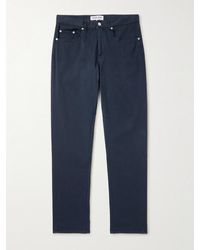 Frescobol Carioca - Columbo gerade geschnittene Hose aus Twill aus einer Baumwollmischung - Lyst