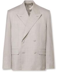 Givenchy - Double-breasted Wool-twill Blazer - Lyst