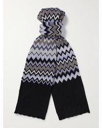 Missoni - Crochet-knit Cotton Scarf - Lyst