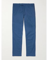 Polo Ralph Lauren - Greenwich Straight-leg Cotton-blend Trousers - Lyst