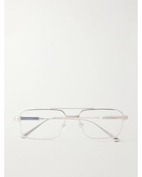 Cartier - Santos De Cartier Aviator-Style-Tone Glasses - Lyst