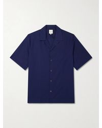 Paul Smith - Camp-collar Cotton-seersucker Shirt - Lyst