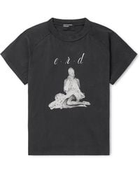 Enfants Riches Deprimes - Cropped Printed Cotton-Jersey T-Shirt - Lyst