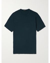 James Perse - Luxe Lotus Garment-Dyed Cotton-Jersey T-Shirt - Lyst