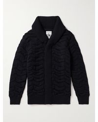 S.N.S. Herning - Epigon-ii Cable-knit Wool Cardigan - Lyst