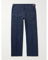 Nicholas Daley - Pleated Cotton-Blend Twill Trousers - Lyst