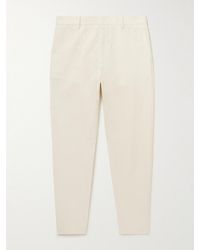 Paul Smith - Straight-Leg Cotton And Linen-Blend Trousers - Lyst