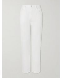 ZEGNA - Straight-Leg Linen And Cotton-Blend Trousers - Lyst