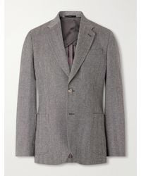Paul Smith - Wool And Cashmere-Blend Herringbone Suit Jacket - Lyst