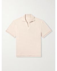 STÒFFA - Cotton-piqué Polo Shirt - Lyst