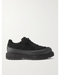 Stone Island - Suede And Rubber Sneakers - Lyst
