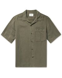 NN07 - Julio 5028 Convertible-collar Linen And Tm Lyocell-blend Shirt - Lyst