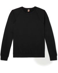 Save Khaki - Fleece-back Supima Cotton-jersey Sweatshirt - Lyst