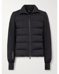 Moncler - Araripe Stretch-Jersey Trimmed Quilted Down Ski Jacket - Lyst