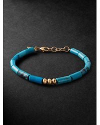 Jacquie Aiche - Armband mit Zierperlen aus Türkis und Details aus Gold - Lyst
