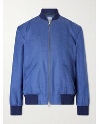 Paul Smith - Linen Bomber Jacket - Lyst