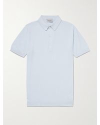 John Smedley - Roth Slim-fit Sea Island Cotton Polo Shirt - Lyst