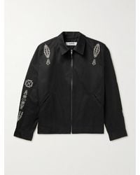 Adish - Makhlut Embroidered Cotton-Twill Jacket - Lyst