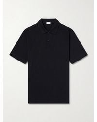 Dries Van Noten - Cotton-Jersey Polo Shirt - Lyst