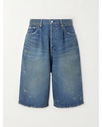 Ssstein - Straight-leg Denim Shorts - Lyst
