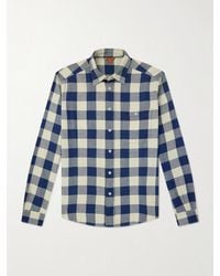Barena - Checked Cotton-twill Shirt - Lyst