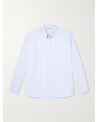 A Kind Of Guise - Banita Button-down Cotton-poplin Shirt - Lyst
