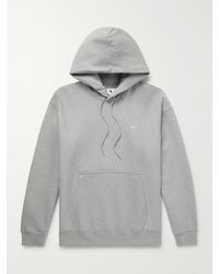Nike - Solo Swoosh Hoodie aus Jersey aus einer Baumwollmischung mit Logostickerei - Lyst
