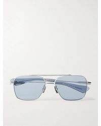 Dita Eyewear - Flight-Seven Aviator-Style Titanium Sunglasses - Lyst