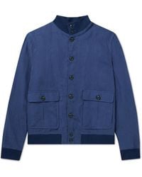 Valstar - Ino Linen Bomber Jacket - Lyst