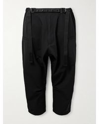 ACRONYM - P17-ds Cropped Spiked Belted Schoeller® Dryskintm Trousers - Lyst