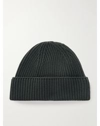 S.N.S. Herning - Fender Ribbed Virgin Wool Beanie - Lyst