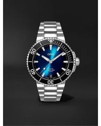 Oris Aquis Date Calibre 400 Automatic 41.5mm Stainless Steel Watch - Blue
