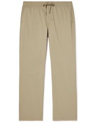 Polo Ralph Lauren - Straight-Leg Cotton-Blend Seersucker Drawstring Trousers - Lyst