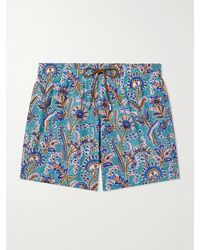 Etro - Straight-leg Mid-length Floral-print Shell Swim Shorts - Lyst