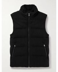 Ralph Lauren - Cameron Shearling-Trimmed Quilted Wool-Blend Felt Down Gilet - Lyst