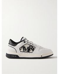 Amiri - Sneakers in pelle con finiture in gomma e camoscio con logo applicato Classic Low - Lyst
