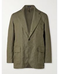 Drake's - Mk. I Antique Games Unstructured Linen Blazer - Lyst