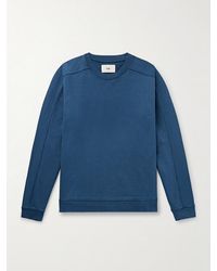 Folk - Prism Garment-Dyed Cotton-Jersey Sweatshirt - Lyst
